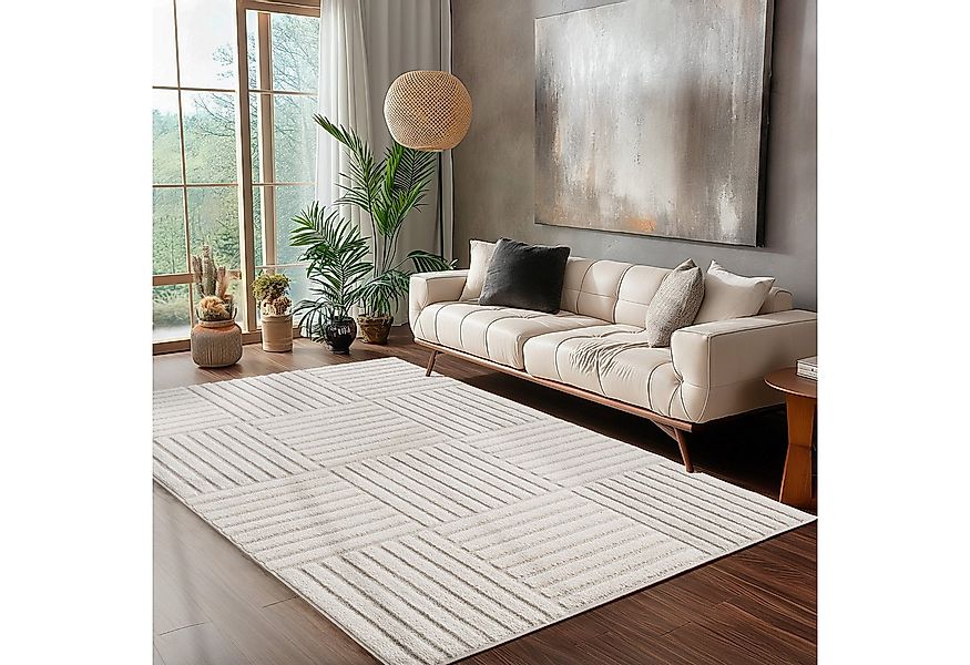 Carpettex Designteppich Skandinavischer Boho, Rechteckig, Höhe: 8 mm, Teppi günstig online kaufen