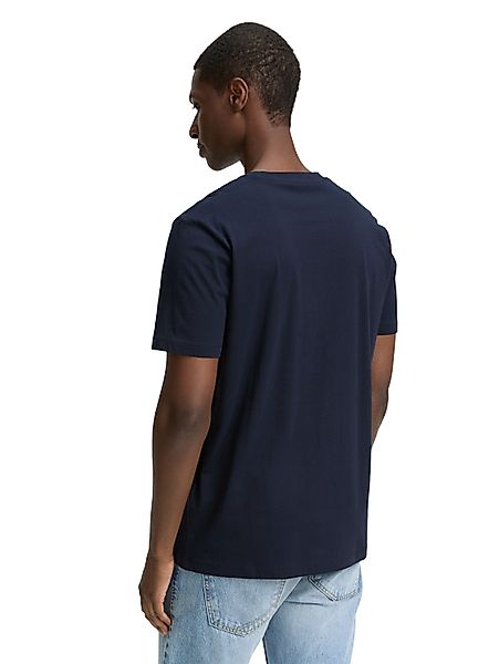 TOM TAILOR Denim Rundhalsshirt mit verschiedenen günstig online kaufen