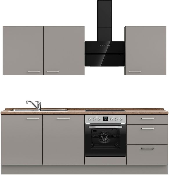 nobilia Küchenzeile ""Laser II", Ausrichtung wählbar, Breite 240 cm" vormon günstig online kaufen