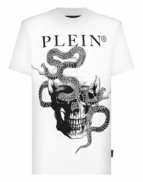 PHILIPP PLEIN T-Shirt "Snake Mit Schmucksteinen" günstig online kaufen
