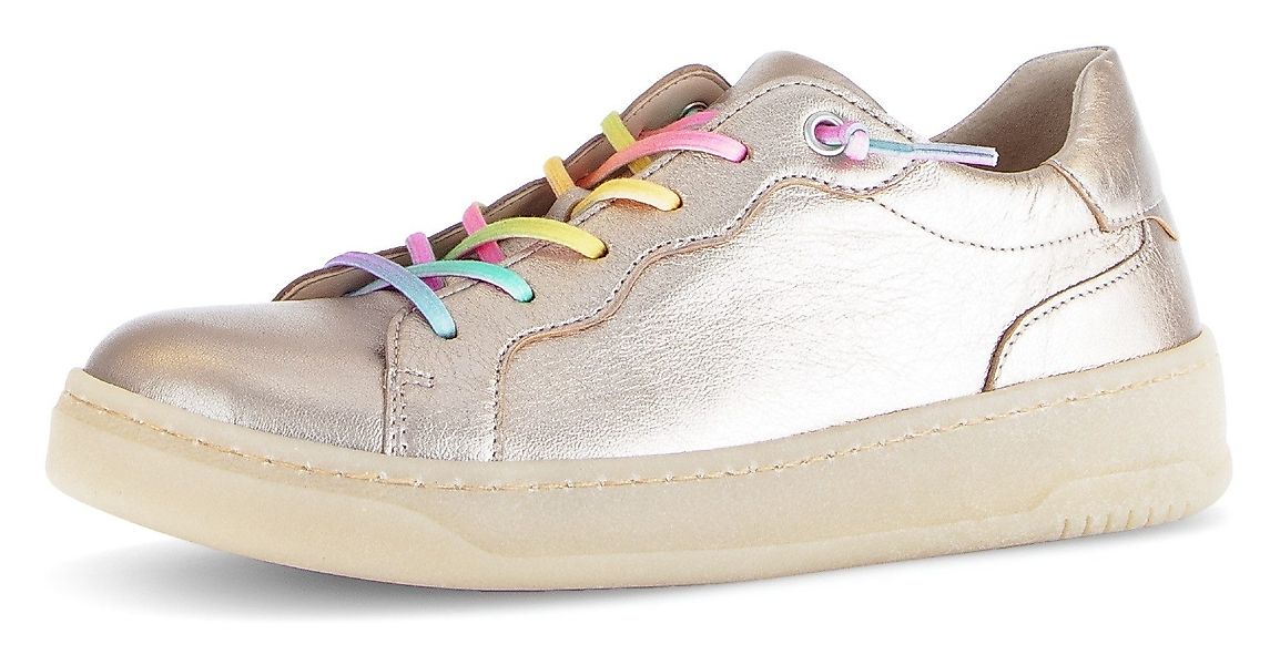 Gabor Slip-On Sneaker, Freizeitschuh, Halbschuh, Slipper mit bunten Gummizü günstig online kaufen