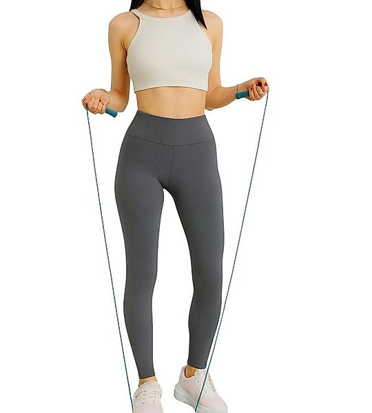 fashionshowcase Leggings Damen Sport-Tights mit Shaping-Effekt und engem ho günstig online kaufen