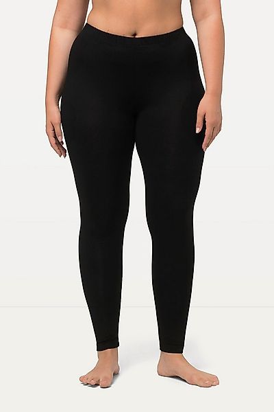 Ulla Popken Funktionshose bis 76 Leggings mit Rundum-Gummibund Slim Fit günstig online kaufen