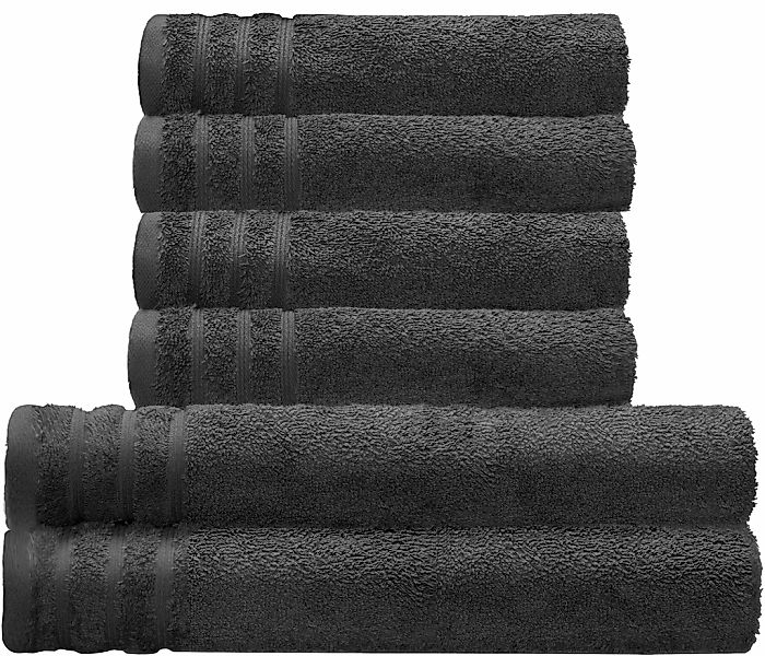 Kleine Wolke Handtuch Set "Royal, 6 Stück (4 Handtücher 50/100 cm + 2 Dusch günstig online kaufen