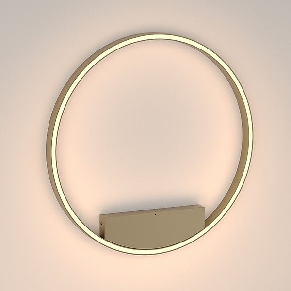 LED Wand- und Deckenleuchte Rim in Gold 37W 1800lm 600mm günstig online kaufen