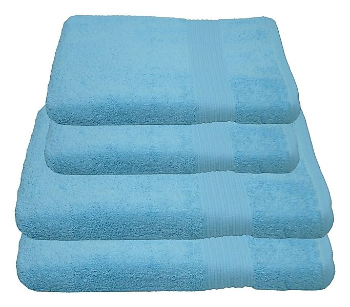 Julie Julsen Handtücher 4-Handtücher-Hellblau, Baumwolle (4-St) günstig online kaufen