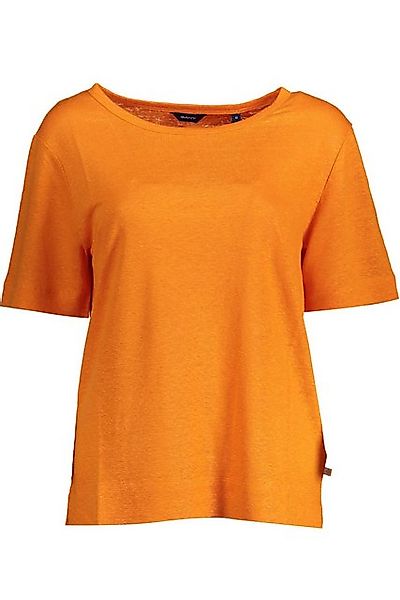 Gant T-Shirt Stilvolles Damen T-Shirt in Orange mit weitem günstig online kaufen