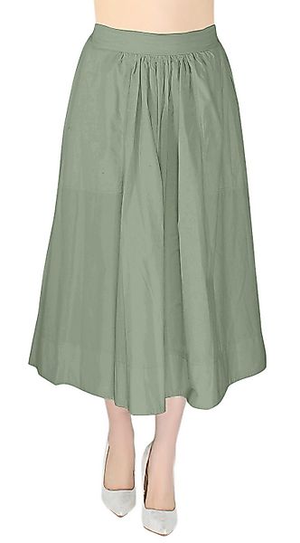 dy_mode A-Linien-Rock Damen Freizeit Rock Baumwolle günstig online kaufen