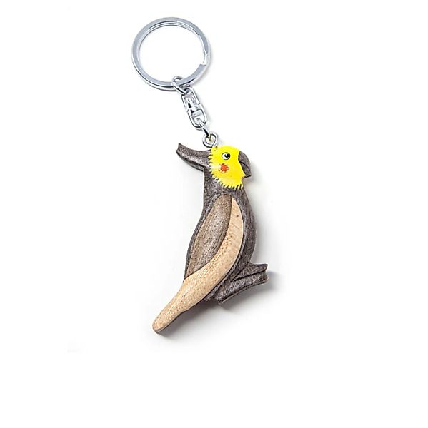 Cornelißen Schlüsselanhänger Holz Anhänger Nymphensittich günstig online kaufen