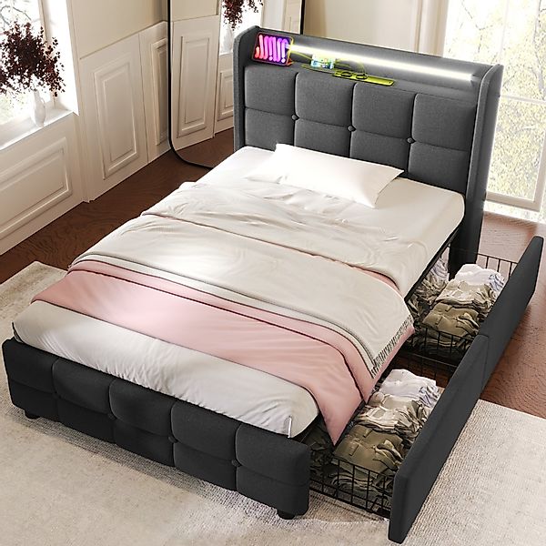 HAUSS SPOLE Polsterbett Polsterbett Doppelbett Funktionsbett günstig online kaufen