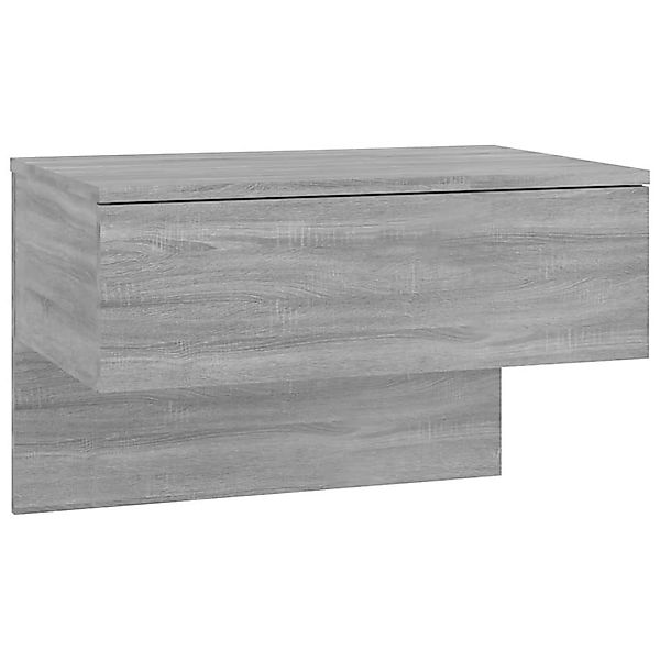 vidaXL Nachttisch Wand-Nachttisch Grau Sonoma (1-St) günstig online kaufen
