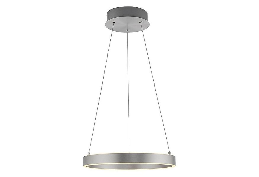 Paul Neuhaus LED Pendelleuchte ANILLO, 2-flammig, Grau, Aluminium, Stahl, A günstig online kaufen