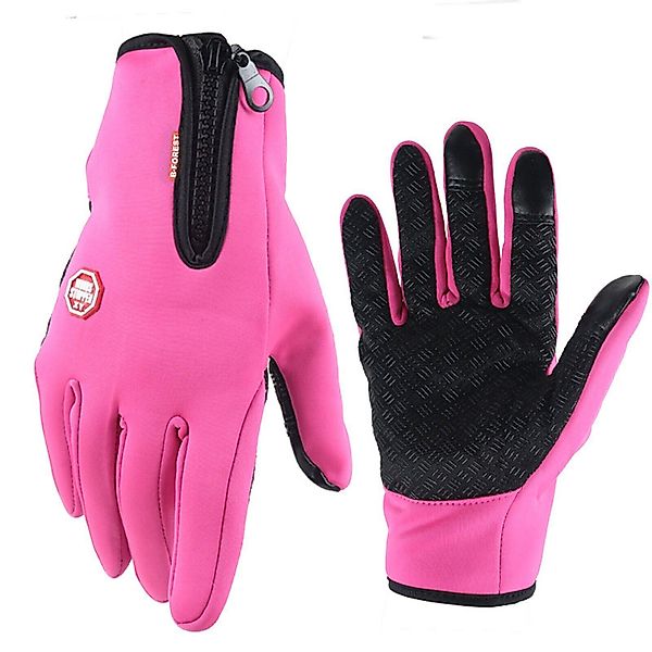 Blusmart Fahrradhandschuhe Warme Vollfinger-Fahrrad-Touchscreen-Handschuhe günstig online kaufen