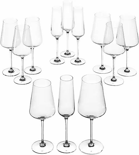 LEONARDO Gläser-Set »Puccini« Teqton-Qualität, 12-teilig günstig online kaufen