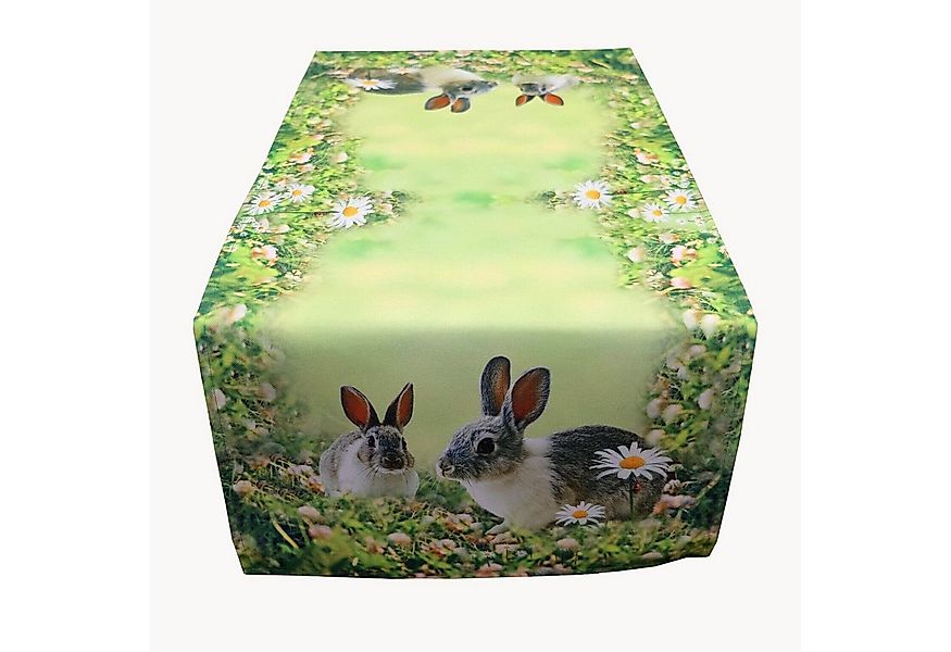 texpot Tischdecke Tischläufer Druck Osterhasen Ostern Frühling (1-tlg) günstig online kaufen