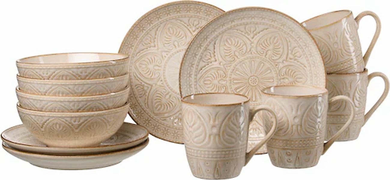 Ritzenhoff & Breker Frühstücks-Geschirrset »Omara« Reaktivglasur, jedes Stü günstig online kaufen