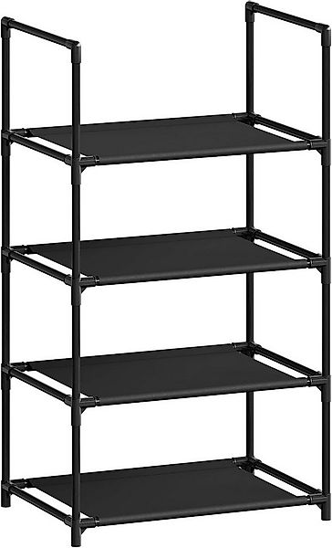Woltu Schuhregal, 1-tlg., 4-Ebenen, kompakte und abnehmbare Regale, Metallg günstig online kaufen