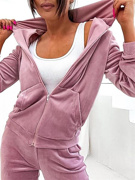 EloModa Jogginganzug Damen Homewear Nicki Jogginganzug günstig online kaufen