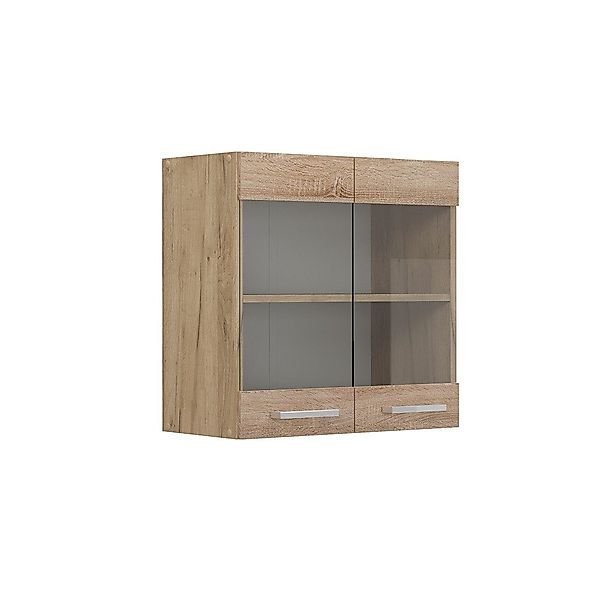Vicco Glashängeschrank R-Line, Sonoma/Goldkraft Eiche, 60 günstig online kaufen