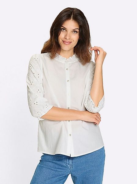 Sieh an! Klassische Bluse 3/4-Arm-Bluse 3/4-Arm günstig online kaufen