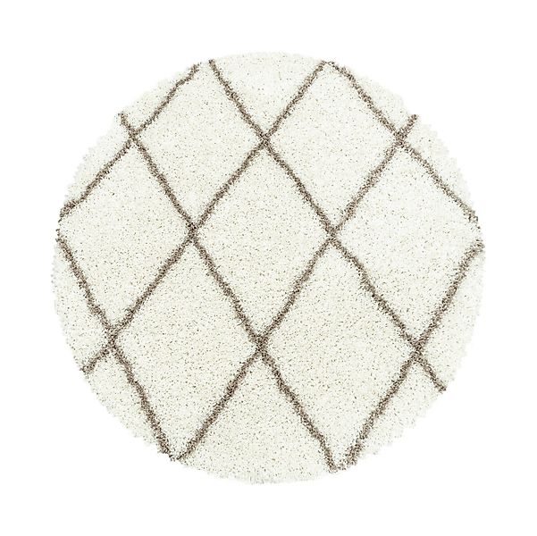 Teppium Teppich Rauten Design, Rund, Höhe: günstig online kaufen