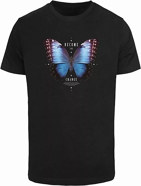 Mister Tee T-Shirt Become the Change Butterfly Tee günstig online kaufen