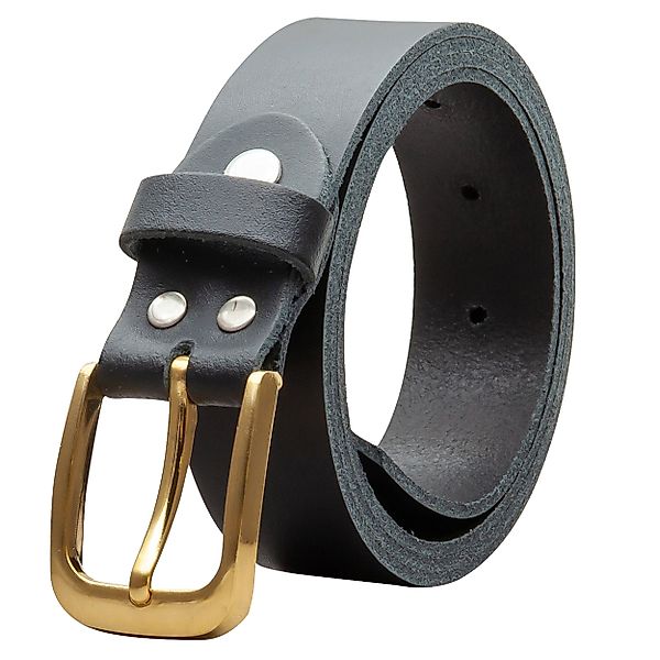 COLOGNEBELT Ledergürtel OM316-SL-Schwarz MADE IN GERMANY, günstig online kaufen