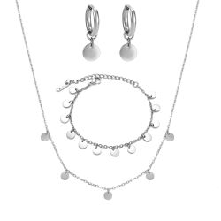 Kim Johanson Schmuckset Plättchen (Set, 3-tlg., günstig online kaufen