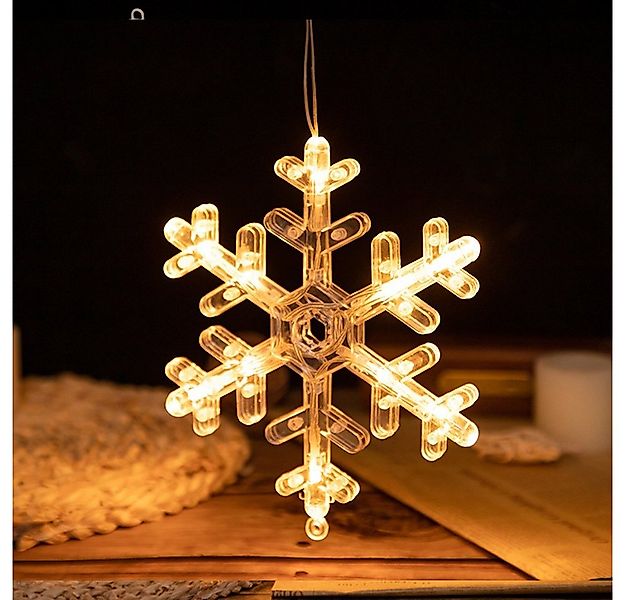 Sunicol Lichterkette LED Lichtervorhang mit Saugnapf, Weihnachten Fensterde günstig online kaufen