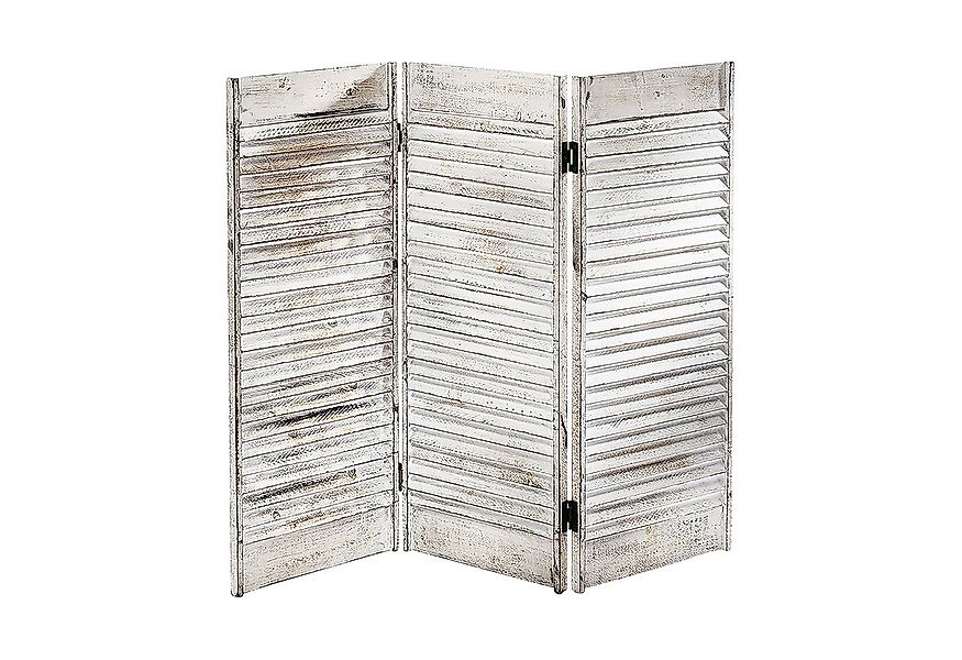 Kobolo Dekoobjekt Tischparavent Fenstersichtschutz -white washed- 90x81 cm günstig online kaufen