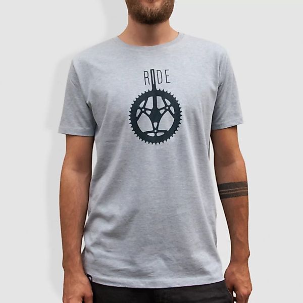 Herren T-shirt, "Ride", Heather Ice Blue günstig online kaufen