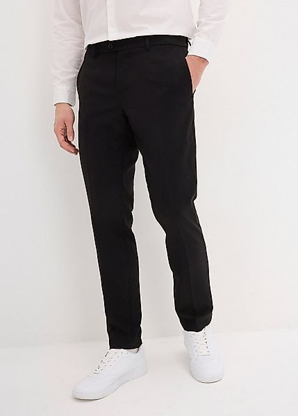 bonprix Anzughose Slim Fit, aus Polyester, festlicher Stil, Businessmode günstig online kaufen