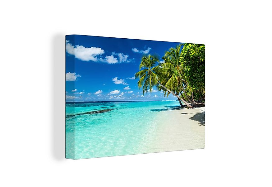 OneMillionCanvasses® Leinwandbild Palmen - Strand - Meer - Sommer, Fotodruc günstig online kaufen