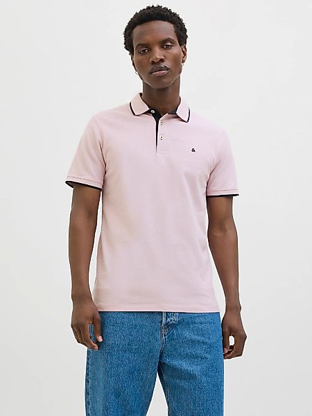 Jack & Jones Poloshirt "JJEPAULOS POLO SS NOOS", mit Logo Stickerei günstig online kaufen