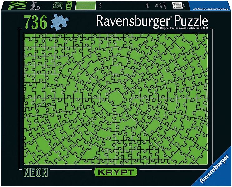 Ravensburger Puzzle Krypt Neon Green, 736 günstig online kaufen