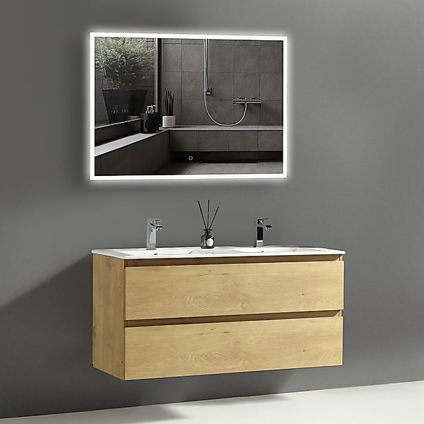 Alpenberger Badezimmer-Set Badezimmer Möbel Badschrank, (Badezimmer günstig online kaufen