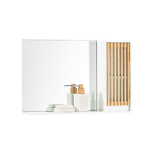SoBuy Badezimmerspiegelschrank BZR128 Spiegelschrank Spiegel Wandschrank günstig online kaufen