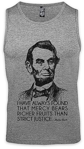 Urban Backwoods Tanktop Abraham Mercy Ärmelloses T-Shirt USA President Präs günstig online kaufen