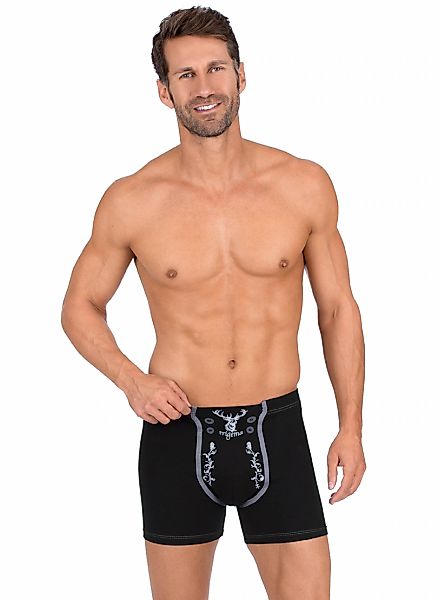 Trigema Boxer "TRIGEMA Pants mit Hirsch", (1 St.) günstig online kaufen