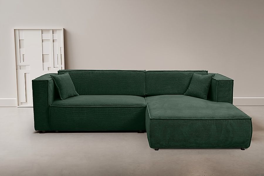 WERK2 Ecksofa "Atlanta-New, modernes Design, Stellmaße 295x182 cm, L-Form, günstig online kaufen