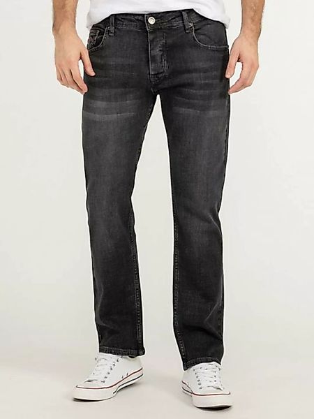 Lorenzo Loren Straight-Jeans Herren Jeans Hose Stonewashed LL-4006 günstig online kaufen