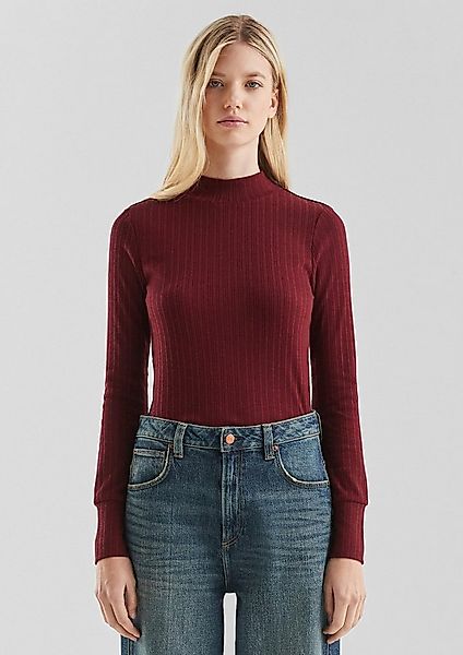 QS Langarmshirt T-Shirt Geripptes Langarmshirt günstig online kaufen