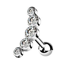 Taffstyle Piercing-Set Helix Ohr Knorpel Piercing günstig online kaufen