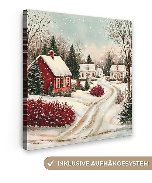 OneMillionCanvasses® Leinwandbild Weihnachtsstimmung - Ländlich - günstig online kaufen