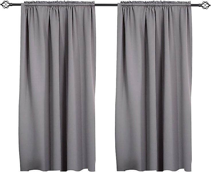 Woltu Gardine, (2 St), Kräuselband für günstig online kaufen