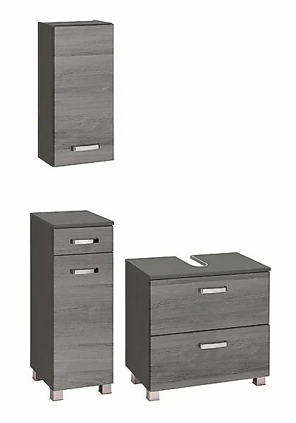 welltime Badmöbel-Set »Ravenna«, (3 St.), Hängeschrank, Unterschrank, Wasch günstig online kaufen