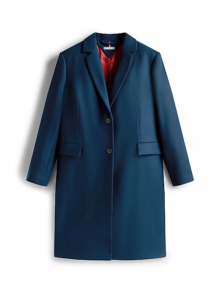 Tommy Hilfiger Curve Langmantel "CRV CLASSIC SB WOOL REG COAT", in großen G günstig online kaufen