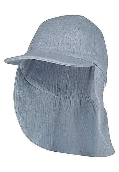Sterntaler® Beanie Schirmmütze mit Nackenschutz Musselin günstig online kaufen