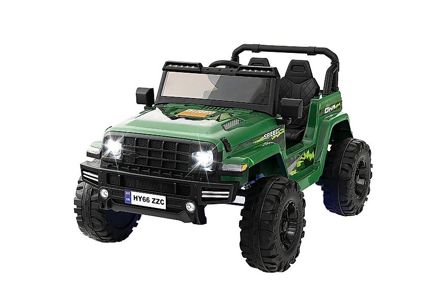 COSTWAY Elektro-Kinderauto 24V, 2 Sitzer mit Musik & USB & LED günstig online kaufen