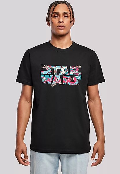 F4NT4STIC T-Shirt "Star Wars Wavy Ship Logo", Herren,Premium Merch,Regular- günstig online kaufen
